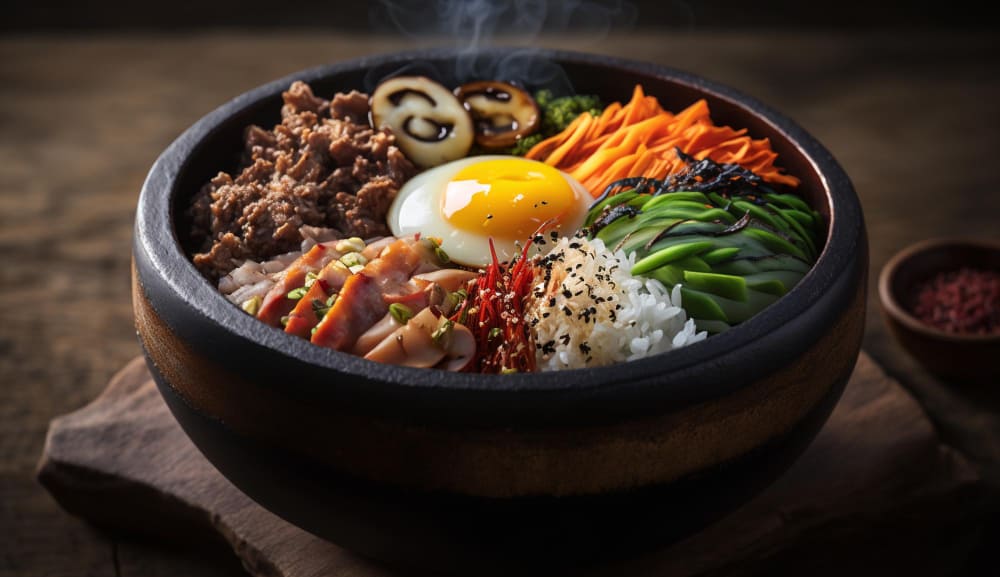 La cocina coreana te sorprenderá.